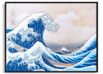 Tableau sur commande inspiré de Hokusai - La Grande vague