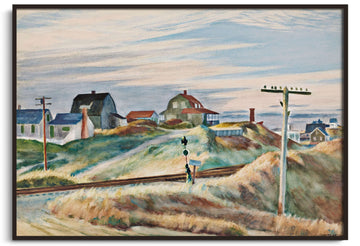 Inspiration Chalets à North Truro Hopper - peinture à l'huile