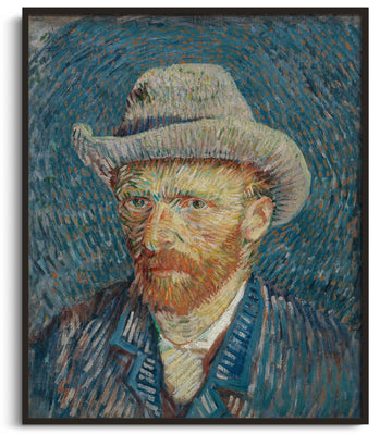 Inspiration Van Gogh - Autoportrait au chapeau de feutre gris